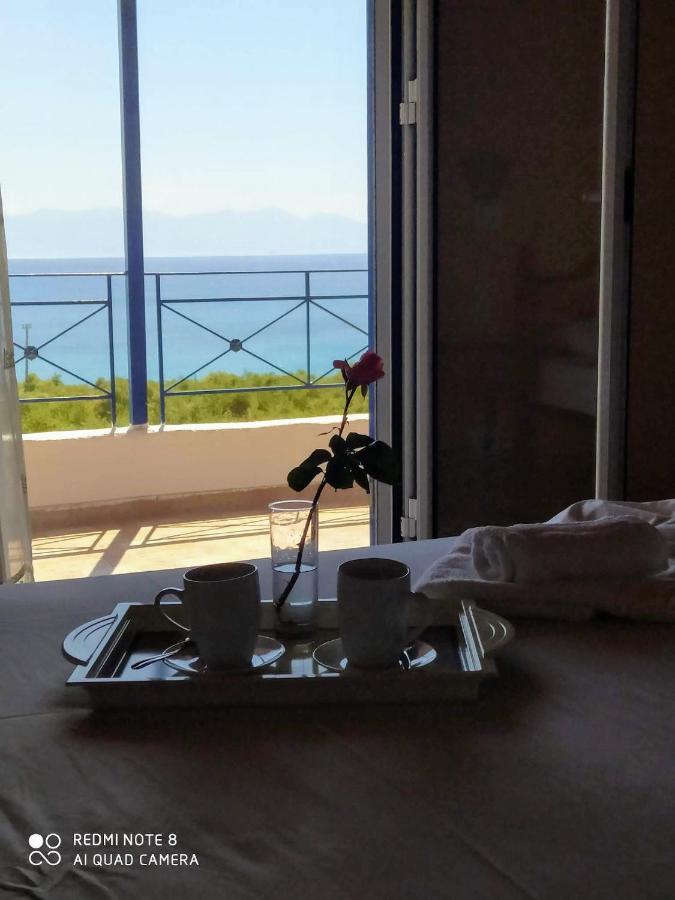 Villa Panorama Michalis Haikos Two Minutes Walk To The Beach Peroulia Kómboi Exterior foto